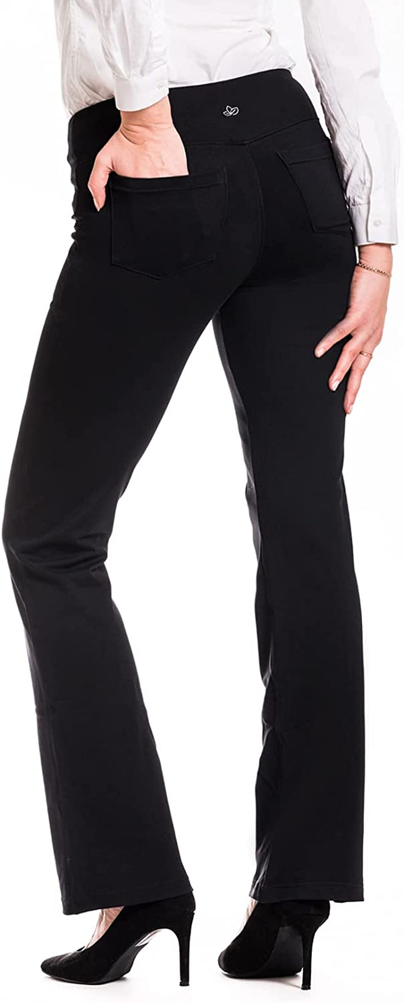 ,27"/29"/31"/33"/35"/37",Women'S Bootcut Yoga Pants Workout Pants Side Pockets