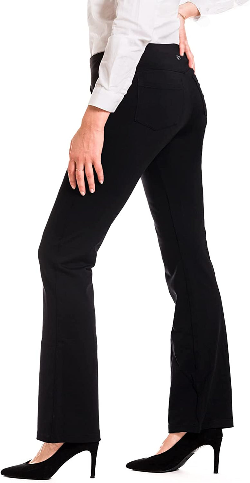 ,27"/29"/31"/33"/35"/37",Women'S Bootcut Yoga Pants Workout Pants Side Pockets